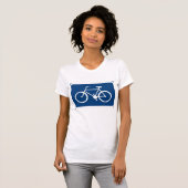 Fietspictogram Dames T-Shirt (Voorkant volledig)