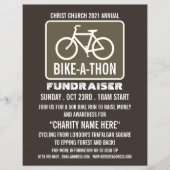 Fietspictogram, Liefdadigheids-Fietsmarathon Flyer (Voorkant)