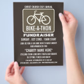 Fietspictogram, Liefdadigheids-Fietsmarathon Flyer (Hand)
