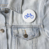 fietspictogram ronde button 5,7 cm (In situ)