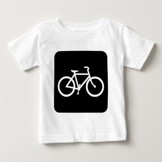 Fietspictogram - Zwart (Voorkant)