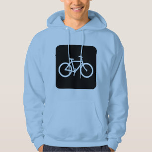 Fietspictogram - Zwart Hoodie
