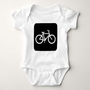 Fietspictogram - Zwart Romper