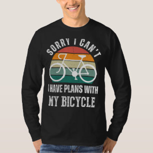 Fietsplannen T-shirt: pedaal Humor & Casual stijl T-shirt