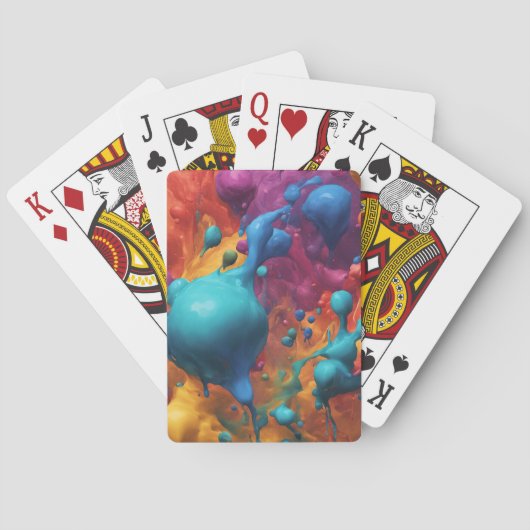 Fietsplekkaarten Pokerkaarten (Achterkant)