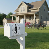Fietspostboxsticker Sticker