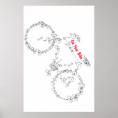 Fietsposter Poster (Voorkant)