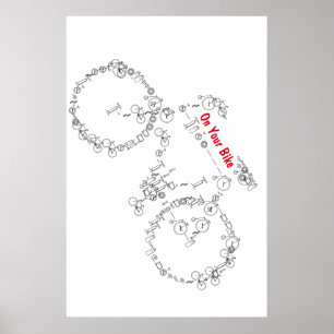 Fietsposter Poster