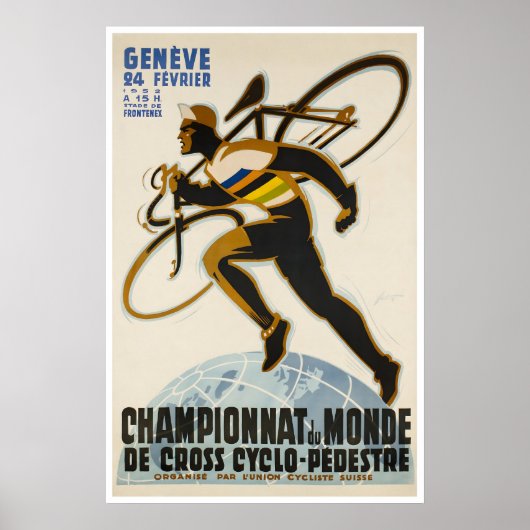 Fietsposter Vintage Fietsen Fiets Ar Poster (Voorkant)