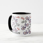 Fietsprintontwerp Mok (Voorkant links)