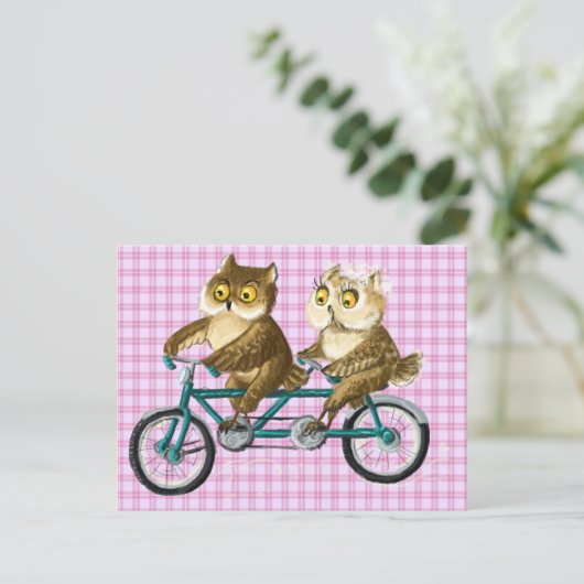 fietspuilen briefkaart (Staand voorkant)