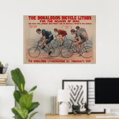  Fietsrace Donaldson AD Art Poster (Thuiskantoor)