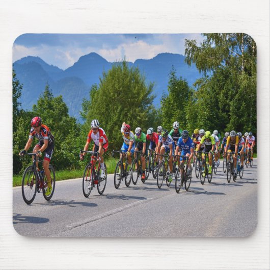 fietsrace muismat (Voorkant)