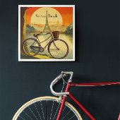 Fietsreis Poster, Parijs aanpasbaar Poster