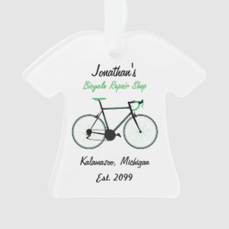 Fietsreparatie Winkel Kerst Ornament