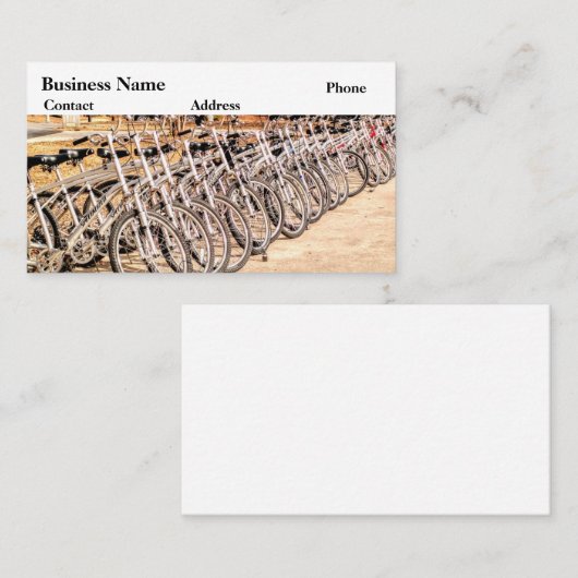 Fietsreparatiewerkplaats Visitekaartje (Voorkant / Achterkant)