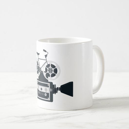 Fietsrolfilm Kunst Koffiemok (Voorkant rechts)