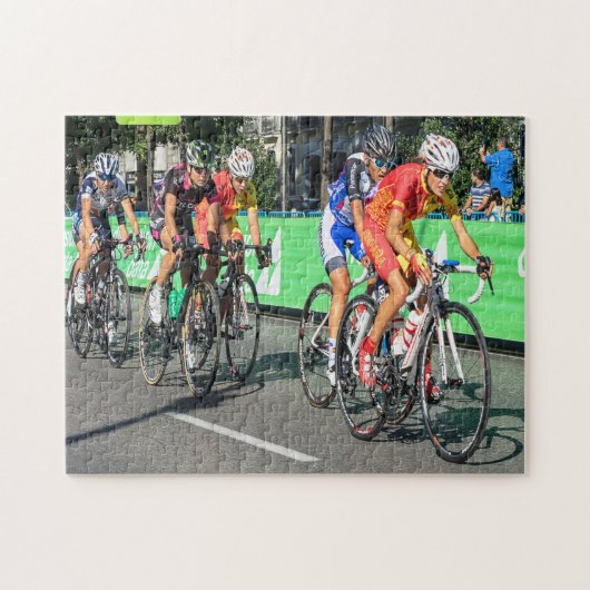 Fietsronde de France Race Jigzaag Puzzle Legpuzzel (Horizontaal)