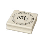 Fietsronde retouradres rubberstempel (Stempel)