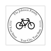Fietsronde retouradres rubberstempel (Afrduk)