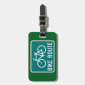 Fietsroutebord Fietspad Fietsroute Bagagelabel (Voorkant verticaal)