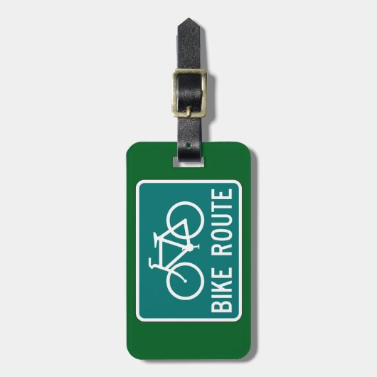 Fietsroutebord Fietspad Fietsroute Bagagelabel (Voorkant verticaal)