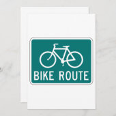 Fietsroutebord Fietspad Fietsroute Kaart (Voorkant / Achterkant)