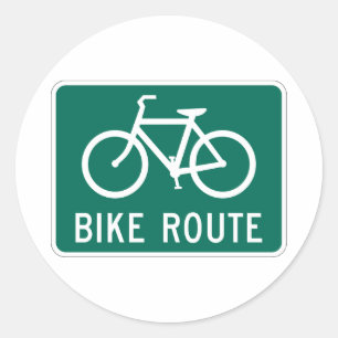 Fietsrouteteken Grote Sticker