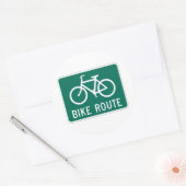 Fietsrouteteken Grote Sticker (Envelop)