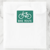 Fietsrouteteken Grote Sticker (Tas)