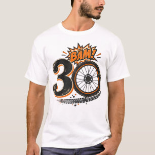Fietsshirt 30e verjaardag t-shirt