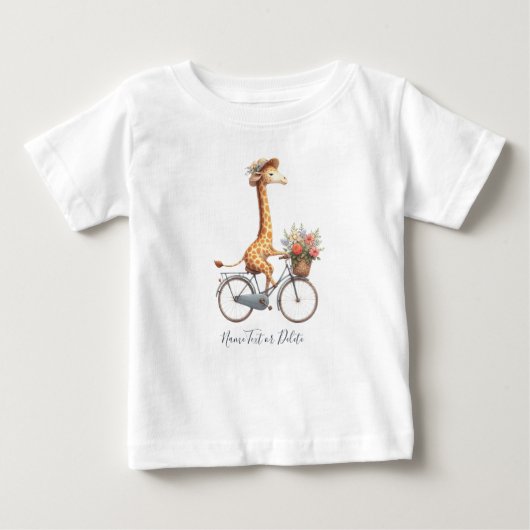 Fietsshirt met giraffe (Voorkant)