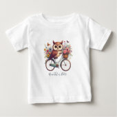 Fietsshirt met uil (Voorkant)