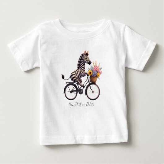 Fietsshirt met zebra (Voorkant)