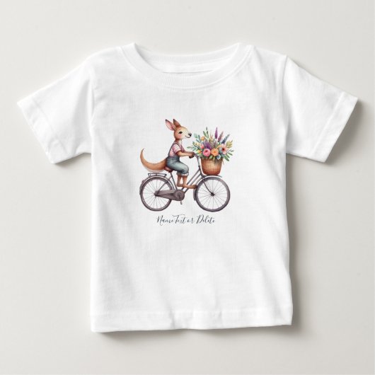 Fietssok T-shirt met kangoeroe (Voorkant)