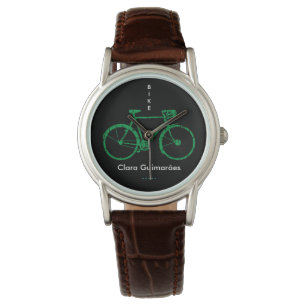 Fietssporten gepersonaliseerd met Naam Horloge