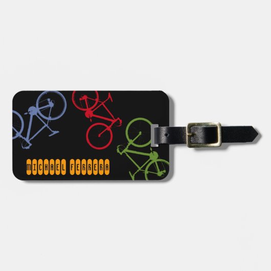 fietsster bagagelabel (Voorkant horizontaal)