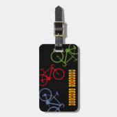 fietsster bagagelabel (Voorkant verticaal)