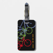 fietsster bagagelabel (Achterkant verticaal)