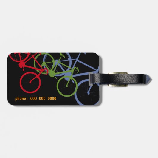 fietsster bagagelabel (Achterkant horizontaal)