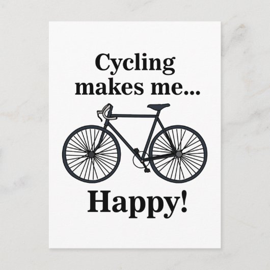 fietsster briefkaart (Voorkant)