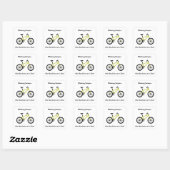 FietsSticker Vierkante Sticker (Vel)