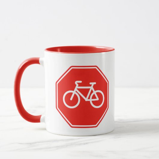 Fietsstop mok (Links)