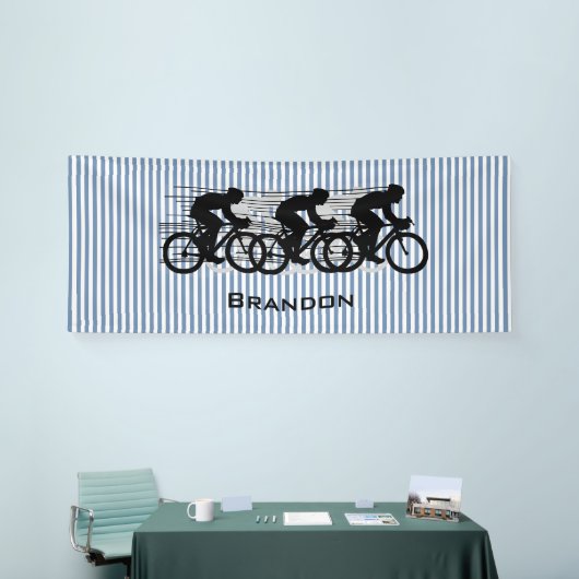 Fietsstrepen ontwerp spandoek (Beurs)