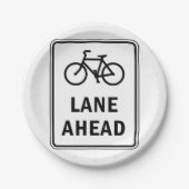 Fietsstrook vooruit bord Fietsveiligheid (Voorkant)