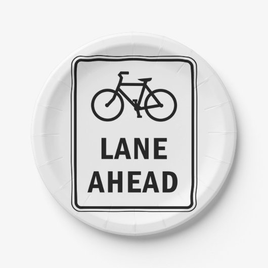 Fietsstrook vooruit bord Fietsveiligheid (Voorkant)