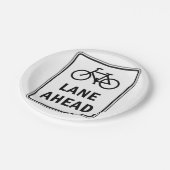 Fietsstrook vooruit bord Fietsveiligheid (Gekanteld)