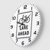 Fietsstrook vooruit bord Fietsveiligheid Grote Klok (Hoek)