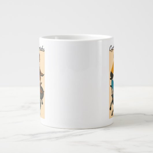 Fietssurfers Grote Koffiekop (Voorkant)