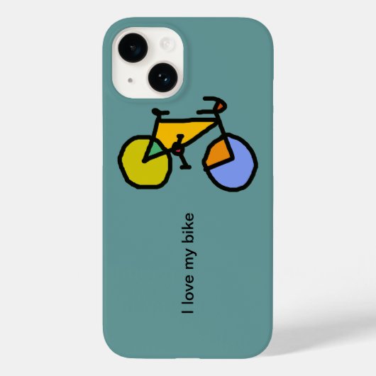 Fietssymbool : Fietsen ; Fietsers Cool Case-Mate iPhone Case (Achterkant)